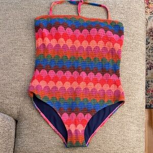 Boden Milos Smocked Swimsuit - Sz 16/18